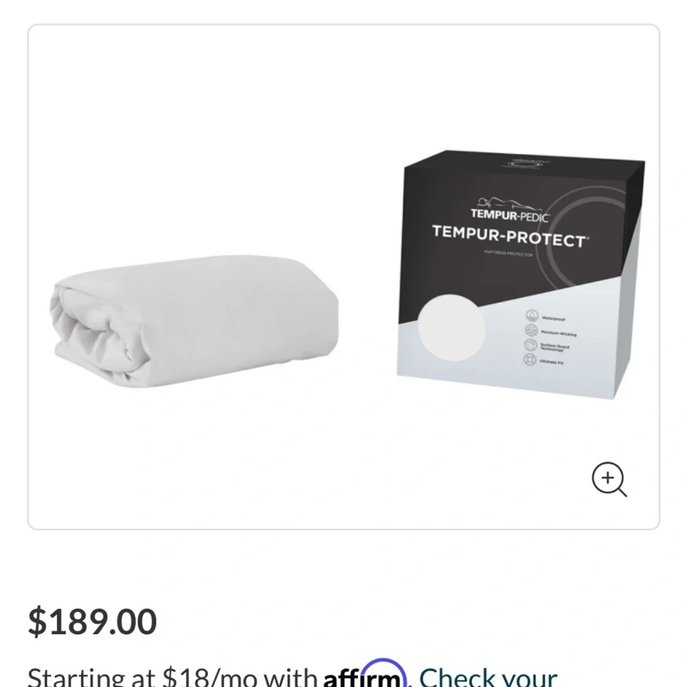 Tempur-pedic cooling mattress protector for twin bed